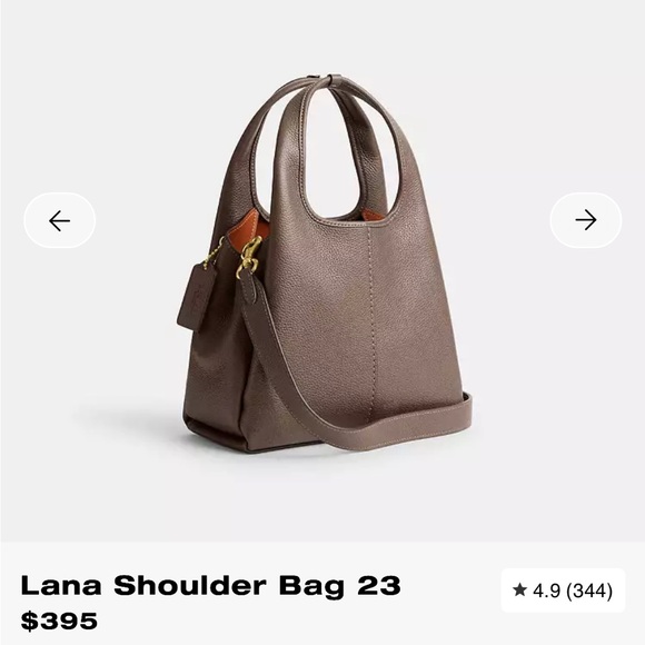 Coach Lana Leather Handbag 23 - Picture 4 of 7